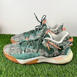 adidas Green and Orange Athletic Shoes